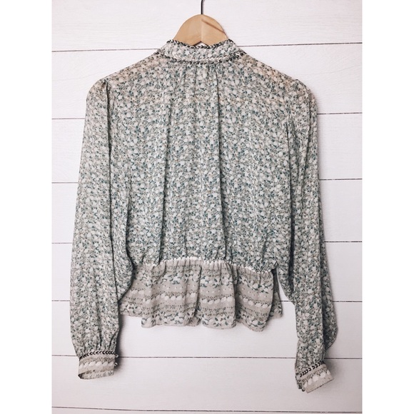 Free People | If I Had You Floral Beaded Blouse - Picture 8 of 8